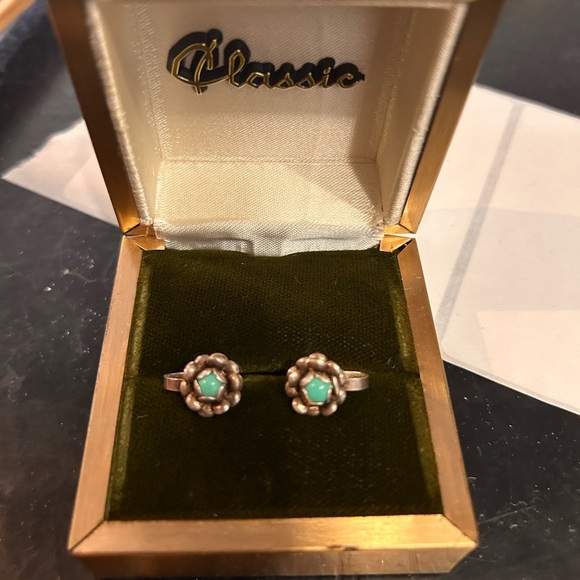 Vintage Sterling silver earrings - Picture 1 of 8